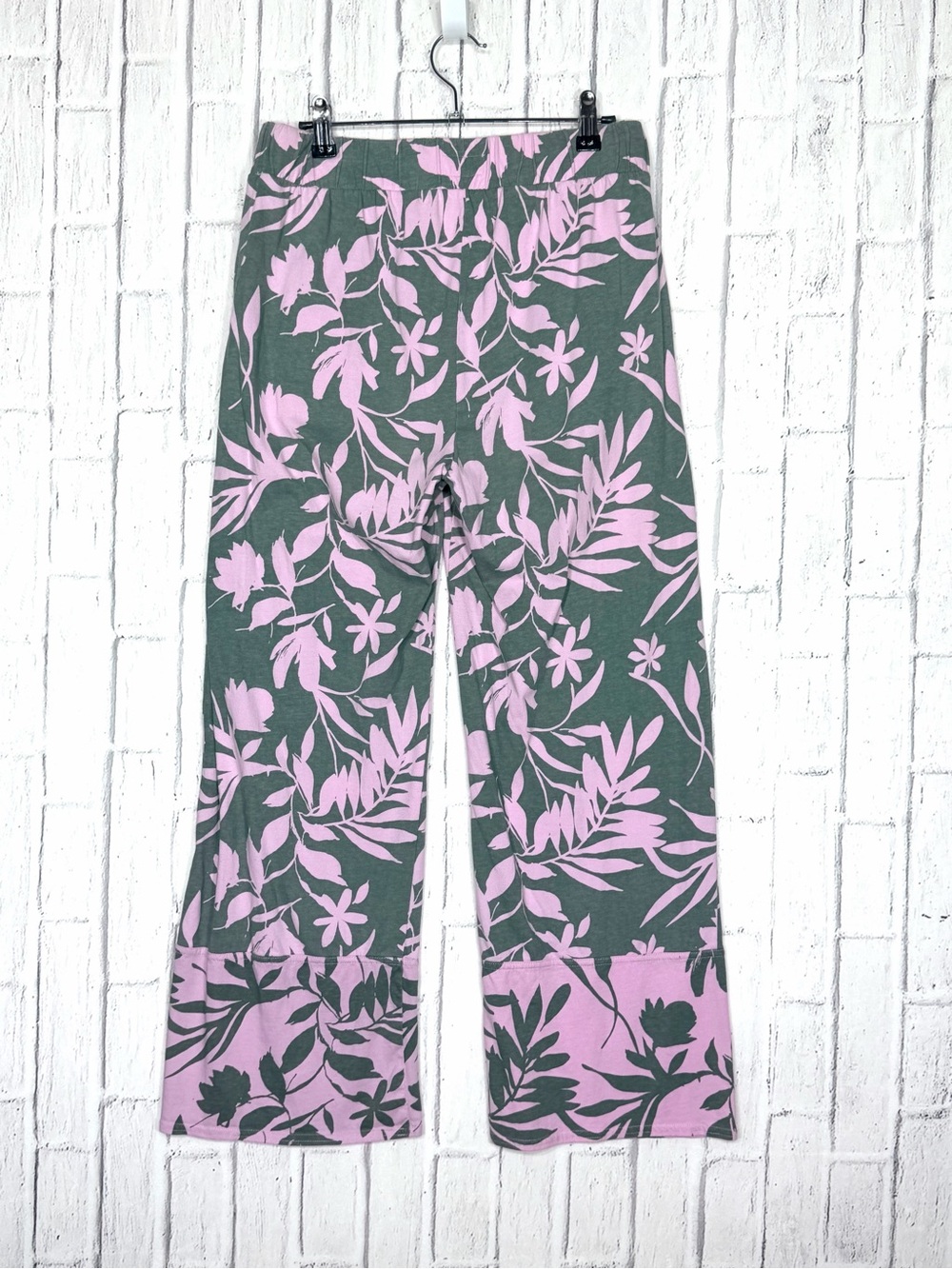 🌿💗 PACT SET 100% Organic Cotton Floral Robe & Pants Set M / M-L - Picture 10 of 14
